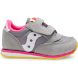 Saucony Baby Jazz Hook & Loop Kids' Sneakers Grey / Pink | Canada 709UZGT